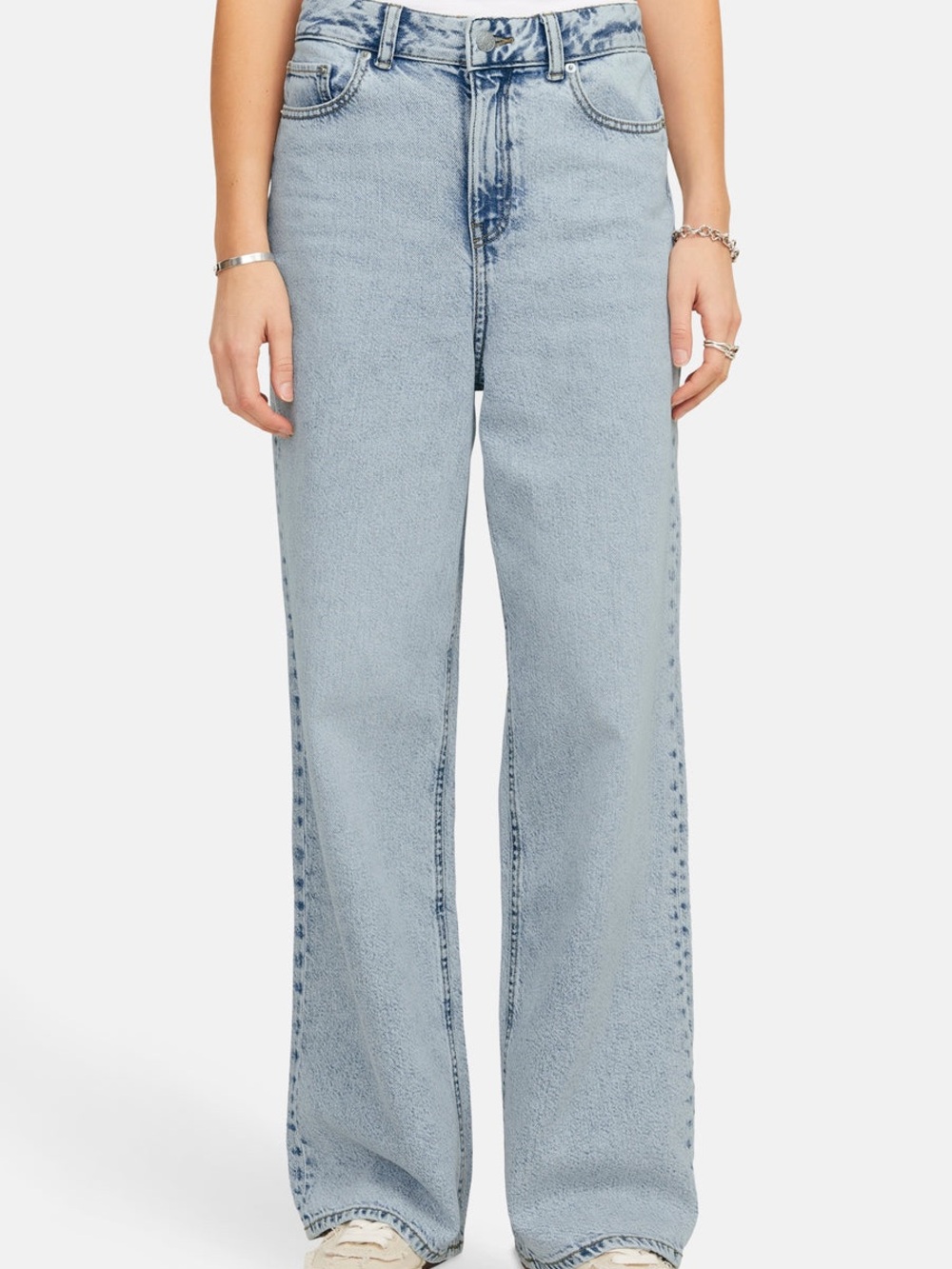 Wide Leg Light Blue Women's Jeans